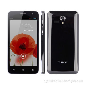 CUBOT BOBBY 4GB Black, 3G Phablet, GPS+AGPS, Android 4.2.2, MTK6572W 1.3GHz Dual Core